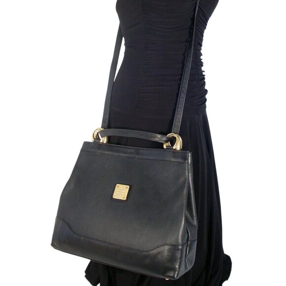 HCL Hand Crafted Leather Goods Tote/Shoulder Bag 24K Hardware - Made in GERMANY - Picture 12 of 13